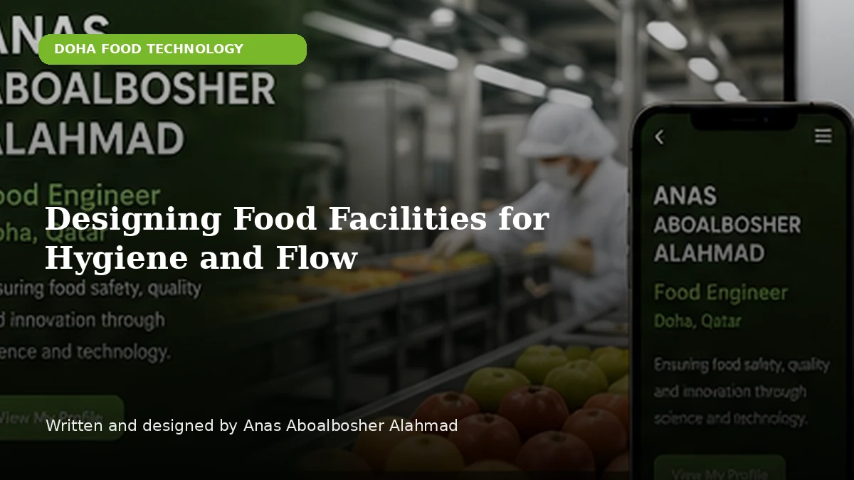 Designing Food Facilities for Hygiene and Flow by Anas Aboalbosher Alahmad